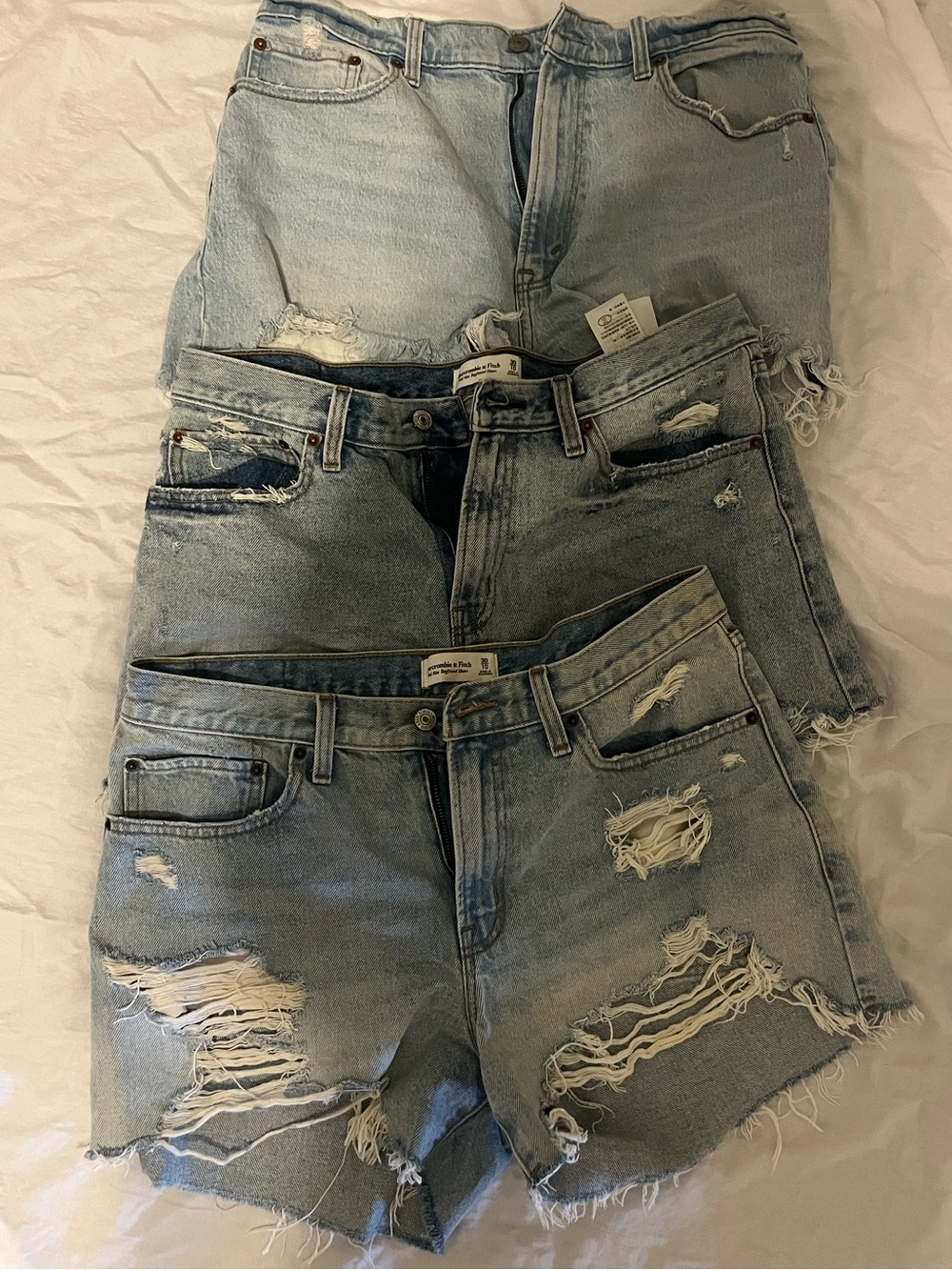 Abercrombie & Fitch Denim Shorts Bundle of 3